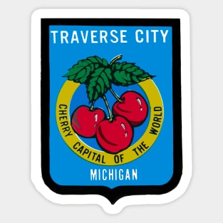 Traverse City Cherries Sticker